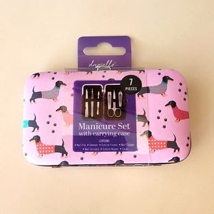 Dachshund Manicure Kit/Case